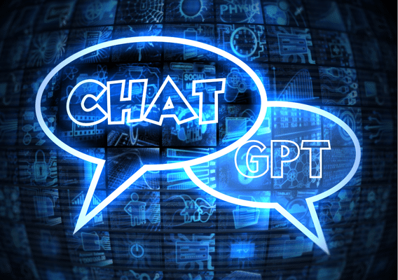 Image of two chat bubbles that say "chat" and "GPT"