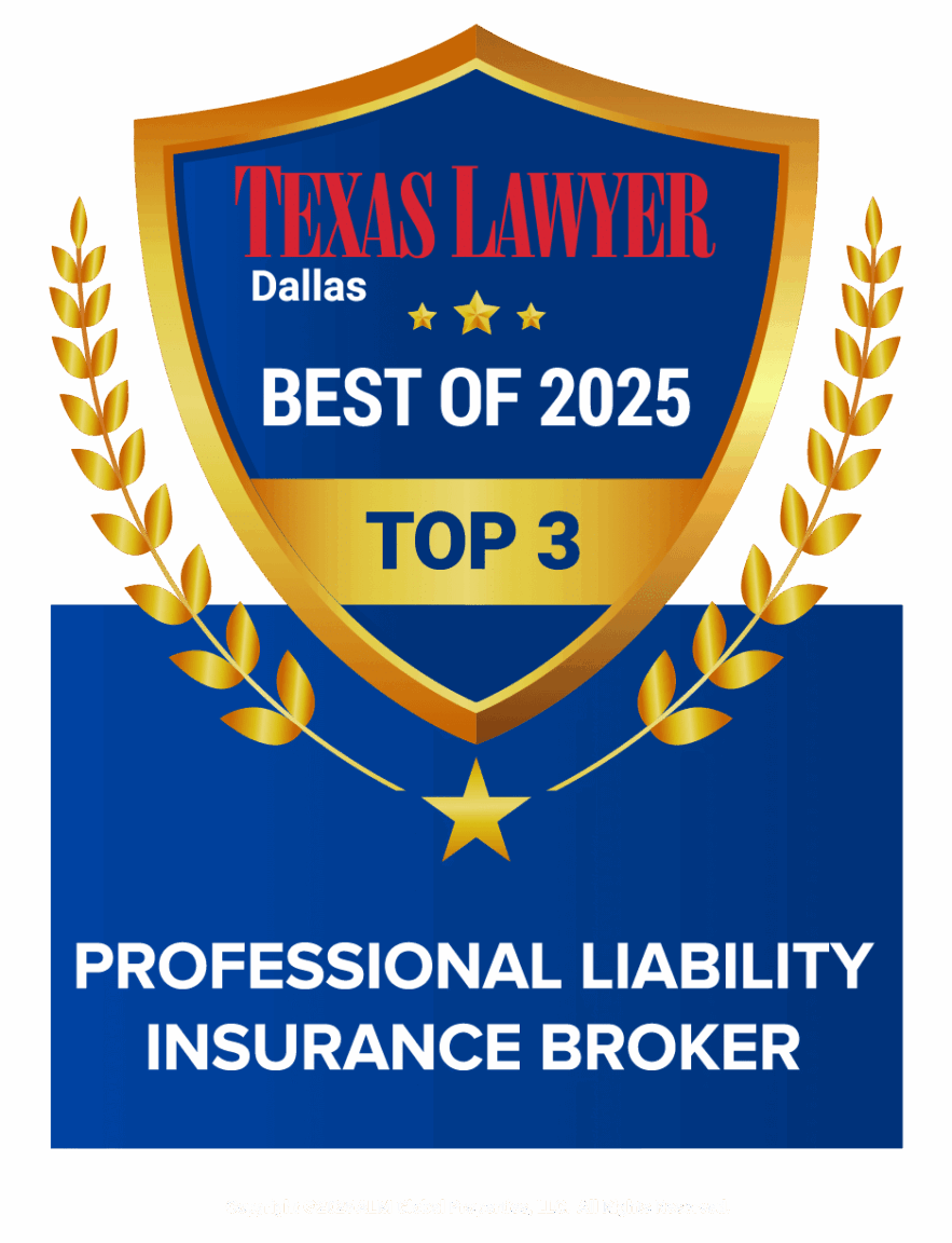 Texas Law Best Of logo for ALM, law.com 2025. Winner Dallas
