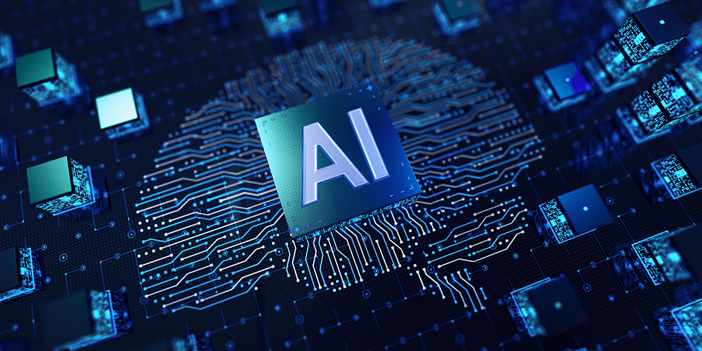 Image of a circle with a small square the says "AI" in the middle of the square