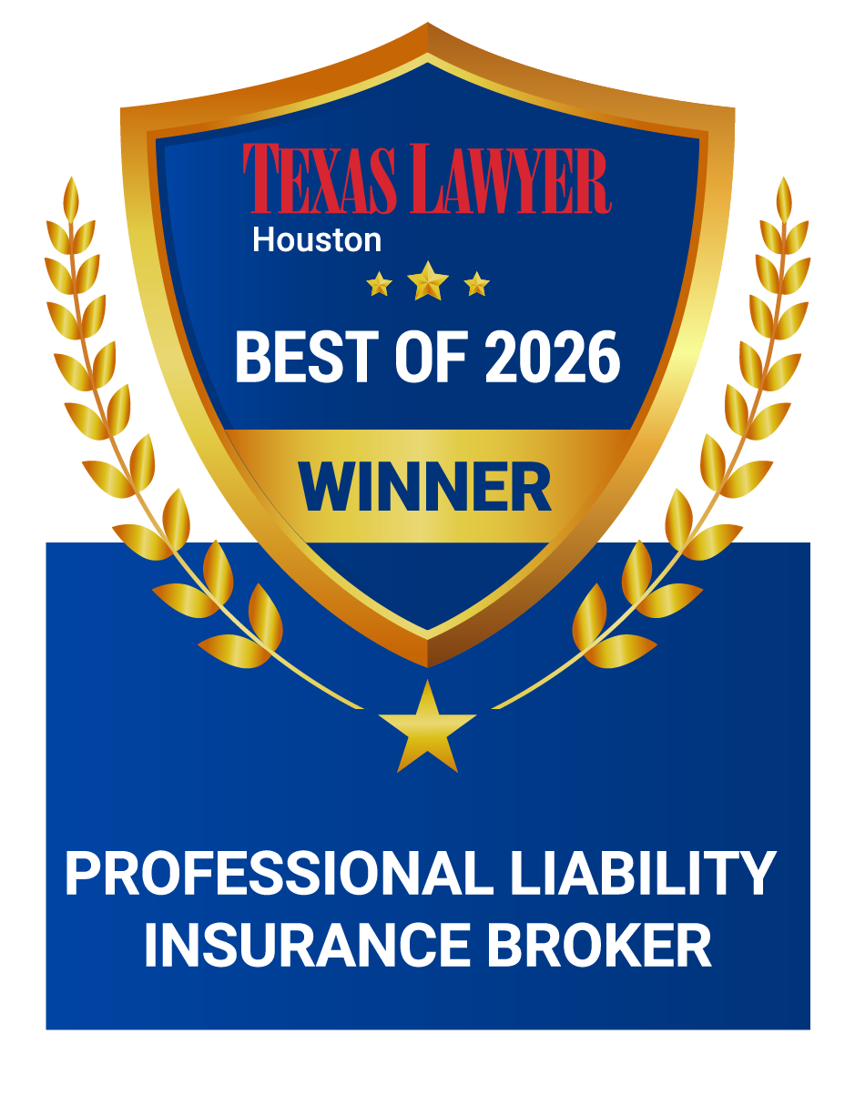 DHIA won best of 2026! TexasLawyer Best of Professional Liability Insurance Broker